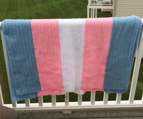Trans Pride Blanket